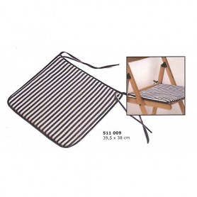 COJÍN NÁUTICO ALGODÓN A RAYAS PARA SILLA