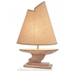 Lámpara náutica en forma de barco 
