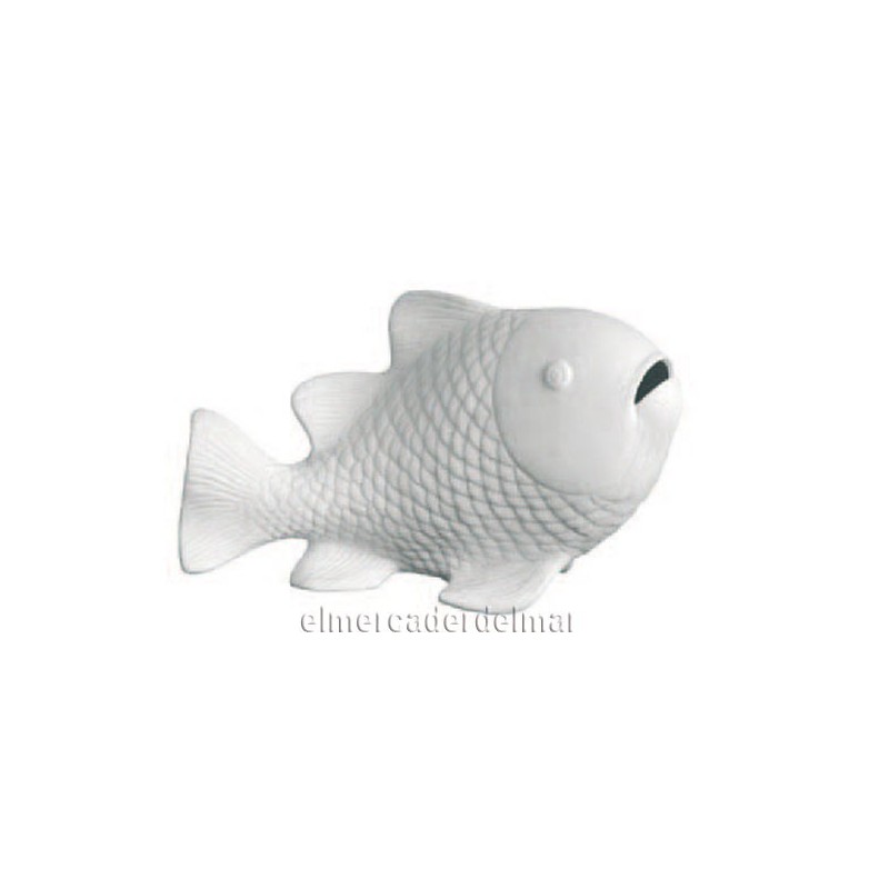 Lámpara marina de porcelana en forma de pez
