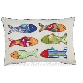 Cojín peces de colores