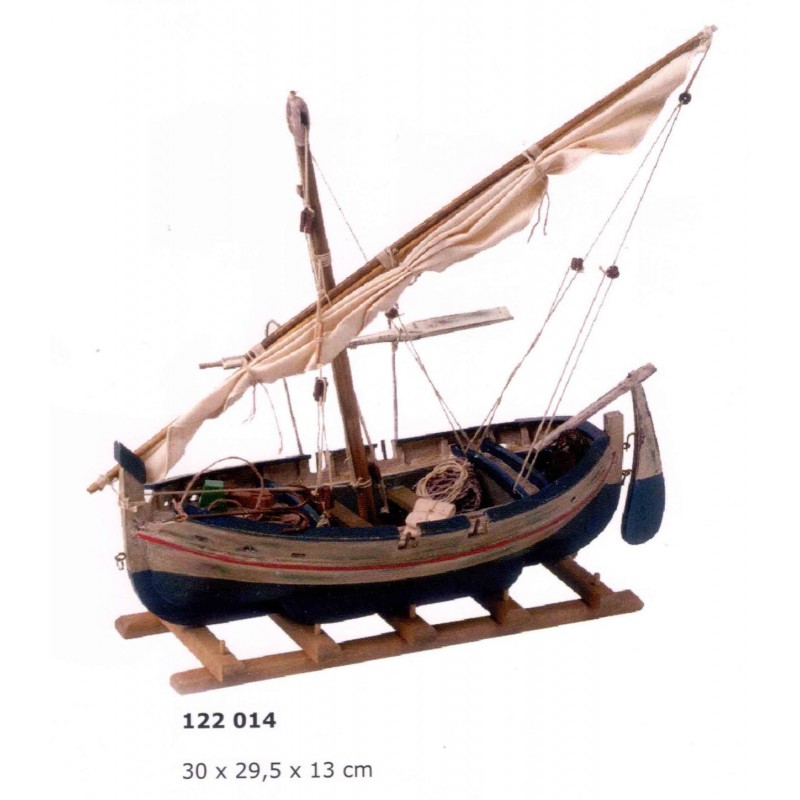 Maqueta naval velero Llaud de vela latina