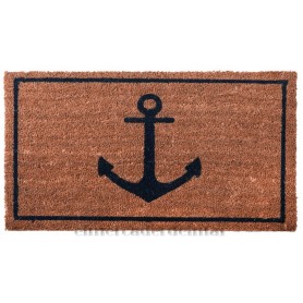 Felpudo náutico ancla fibra natural