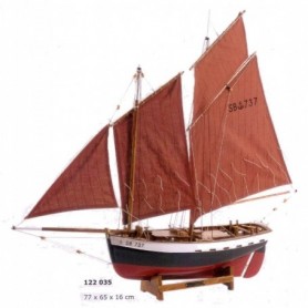 BARCA NÁUTICA DE PESCA DE LA BRETAÑA FRANCESA