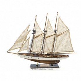 Maqueta de velero goleta Atlantic