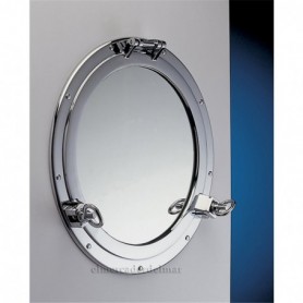 Espejo ojo de buey cromado 2