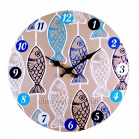 Reloj náutico peces