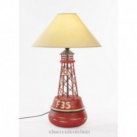 Lámpara náutica en baliza señalizaci´n