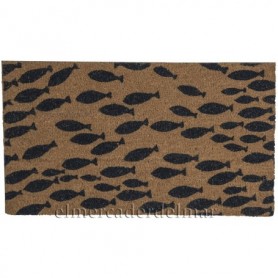 Felpudo o alfombrilla marinera de peces