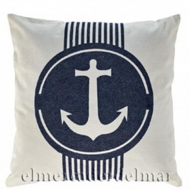 Cojín náutico con ancla