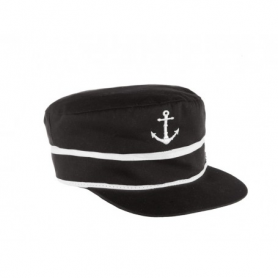 Gorra náutica con ancla