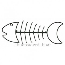 Colgador espina de pez marino