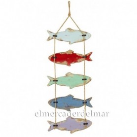 Colgante de peces decorativo