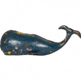 Figura marinera Ballena en metal