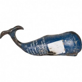 Figura marinera Ballena en metal 2