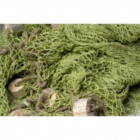 Red pesca decoración color verde oliva