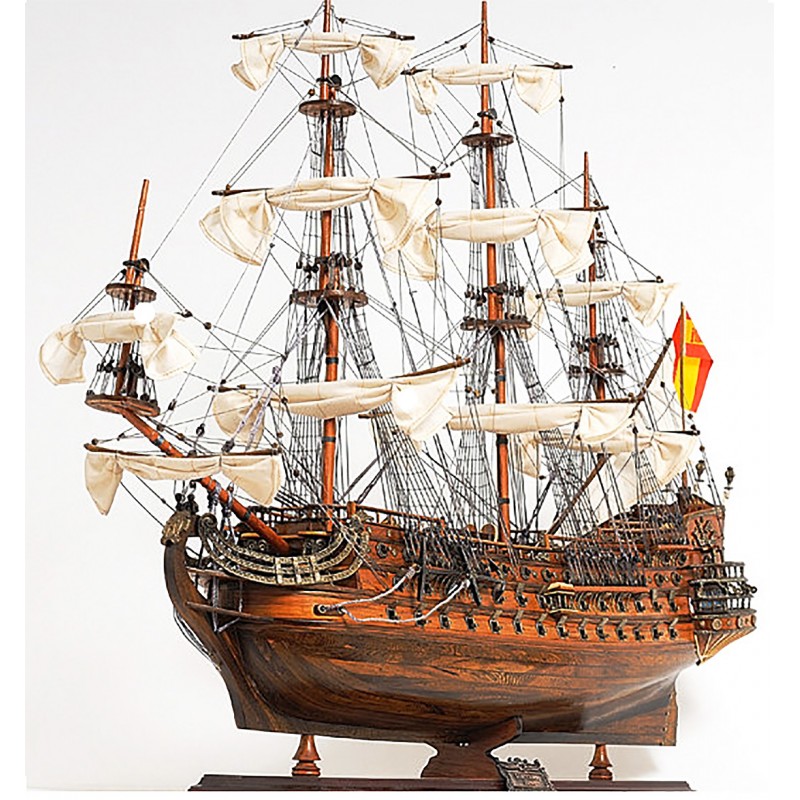 Maqueta de barco Galeón español San Felipe