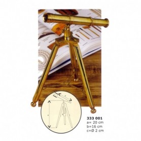 MINIATURA CATALEJO TRÍPODE DE LATÓN PISAPAPELES