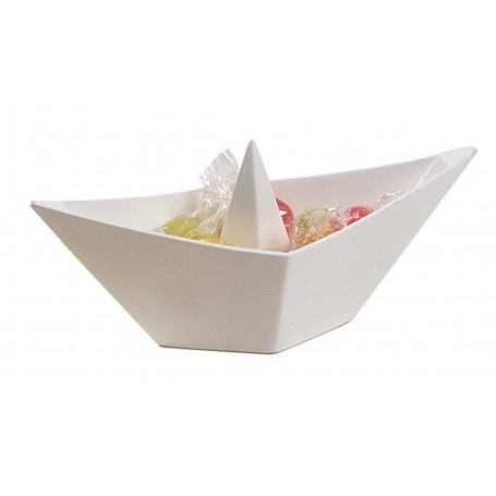 Maqueta barquito papel en madera