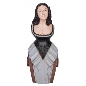 Mascarón naval para decoración marinera Jenny Lind