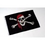 Bandera náutica de pirata en algodón