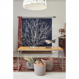 Coral marino figura de metal