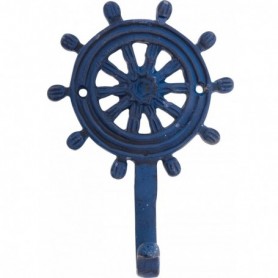 Perchero colgador timón de barco hierro