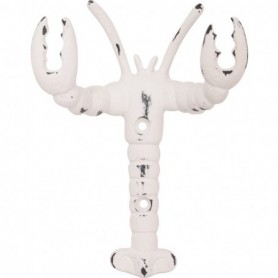 Perchero hierro decorativo langosta marina
