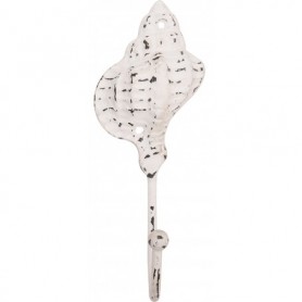 Perchero concha marina de metal para pared