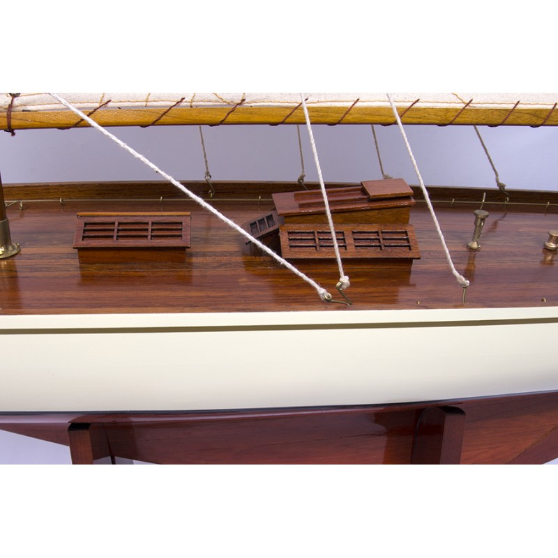 Maqueta naval de artesanía náutica velero Rainbow