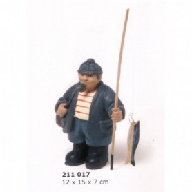 FIGURA MARINERA DE GRUMETE CON CAÑA