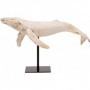 ballena con base en metal