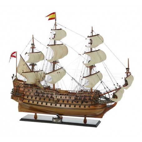 Maqueta de galeón San Felipe