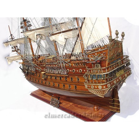 Maqueta de barco galeón San Felipe
