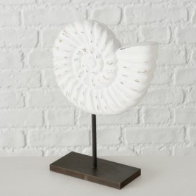 Figura caracola de mar de madera 2