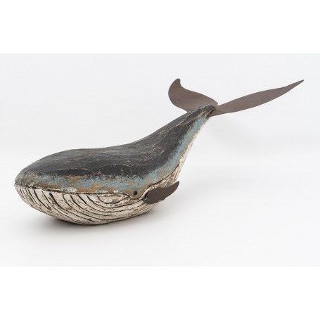 Figura ballena de madera decoración