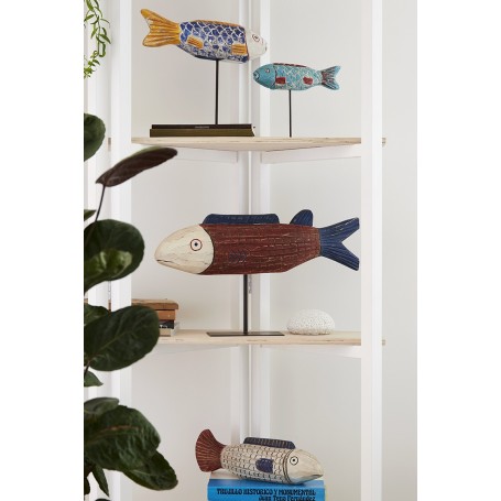 Pez náutico de madera para decoración