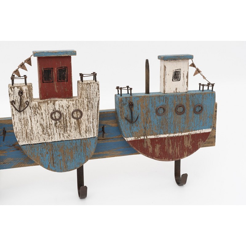 Perchero de pared barcos pesqueros