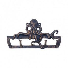 Perchero pulpo marino de hierro
