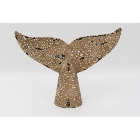 Cola de ballena decorativa en metal