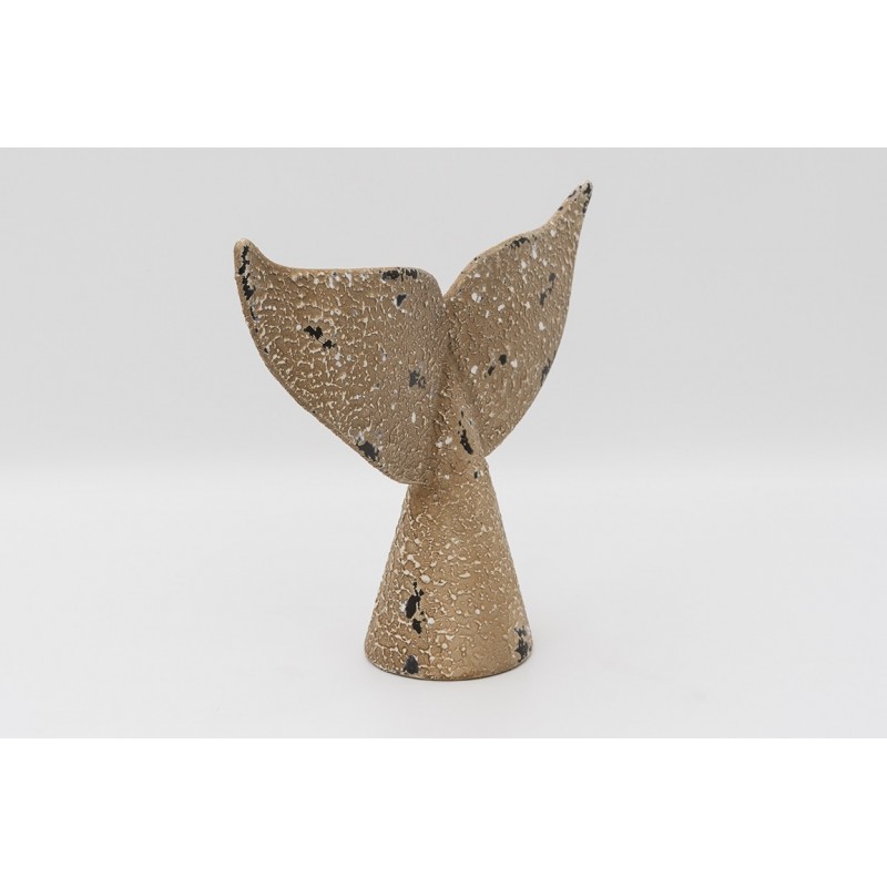 Escultura decorativa cola de ballena 