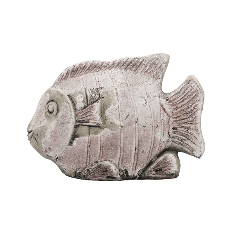 Figura pez marino cerámica 
