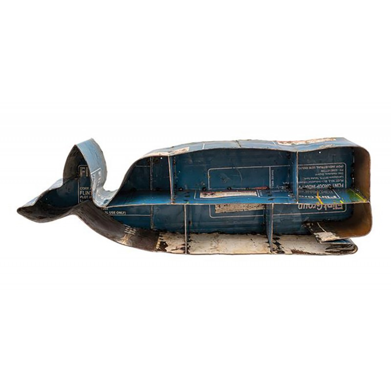 Estantería de hierro reciclado ballena