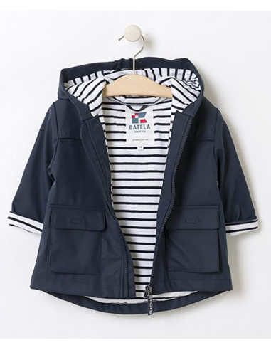 Chubasquero chaqueta marinero bebé