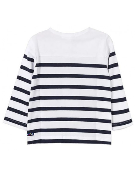 Camiseta marsellesa náutica de bebe Batela