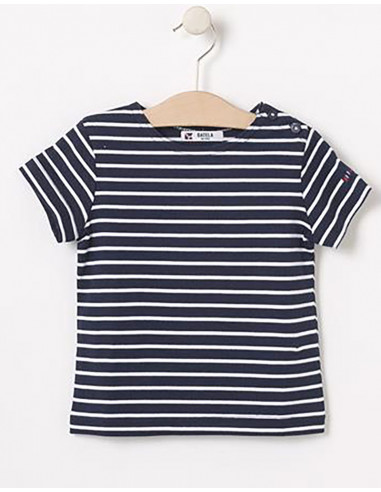 Camiseta náutica algodón de bebe