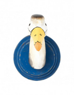 Perchero de madera colgador pájaro 2