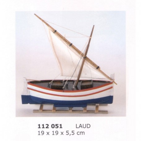 MINIATURA MARINERA DE BARCA DE PESCA LAUD
