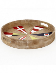 Bandeja banderas marítimas decoración 2