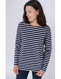 Camiseta manga larga cuello redondo mujer 2