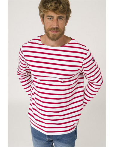 Camiseta marsellesa manga larga náutica de hombre